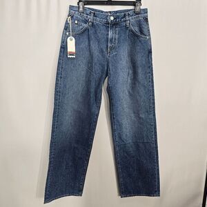 Daily Blue Storm Blue Love Pleated Jeans 27